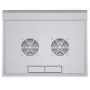 Armario de red Intellinet 19 inch – montaje en pared (estándar), 12HE, 450 mm de fondo, gris, desmontado, máx. 60 kg, también apto para colocación sobre mesa o suelo, profundidad útil 260 mm, puerta de metal y cristal, panel trasero, laterales desmontables, piezas de montaje en pared (p. ej. tornillos/tacos) no incluidas