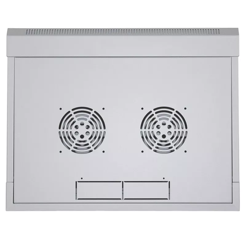 Armario de red Intellinet 19 inch – montaje en pared (estándar), 12HE, 450 mm de fondo, gris, desmontado, máx. 60 kg, también apto para colocación sobre mesa o suelo, profundidad útil 260 mm, puerta de metal y cristal, panel trasero, laterales desmontables, piezas de montaje en pared (p. ej. tornillos/tacos) no incluidas
