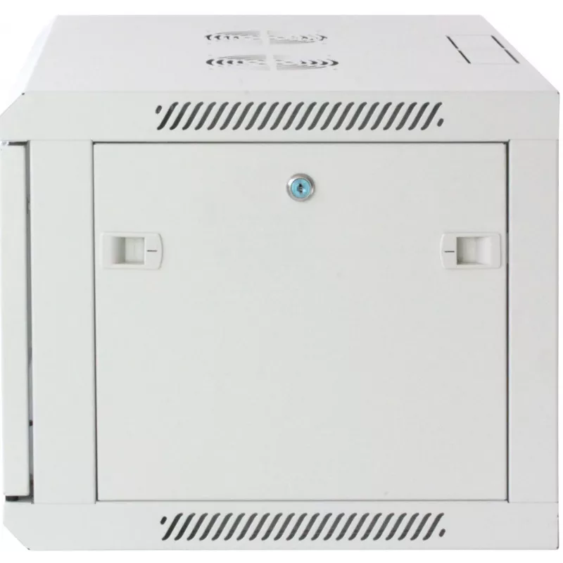 Intellinet Armario de red de 19 inch – montaje en pared (estándar), 20U, 600 mm de fondo, gris, montado, máx. 60 kg, también apto para uso sobre escritorio o suelo, fondo útil de 500 mm, puerta de metal y cristal, panel trasero, laterales desmontables, piezas para montaje en pared no incluidas