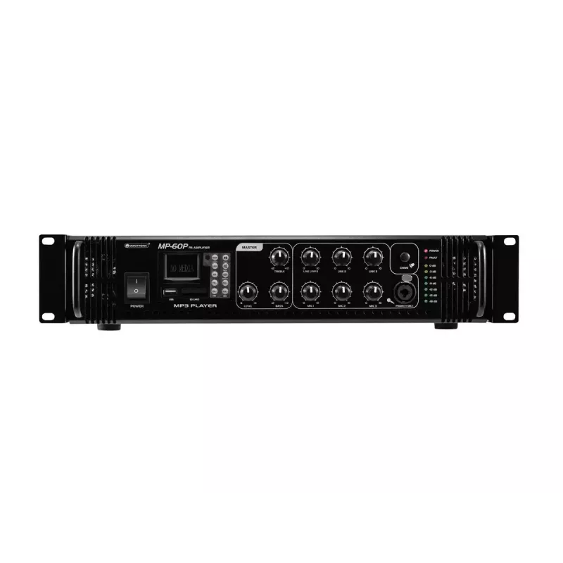 Amplificador de audio Omnitronic 80709611 Performance/Stage Negro