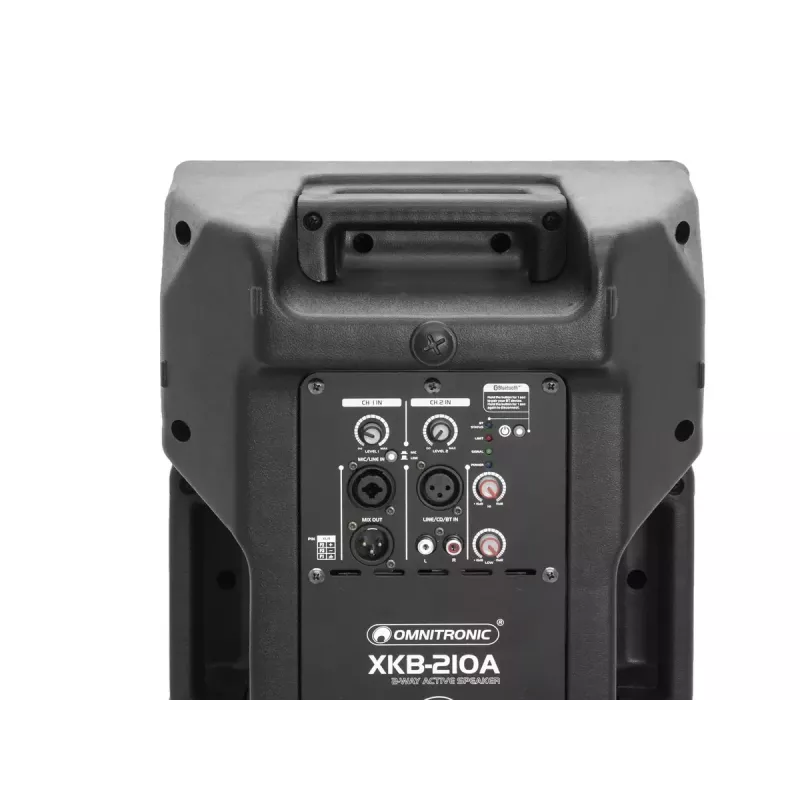 Altavoz de 2 vías Omnitronic 11038794 negro con cable e inalámbrico