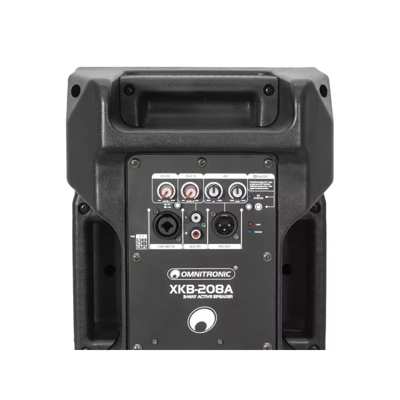 Altavoz de 2 vías Omnitronic 11038793 negro con cable e inalámbrico