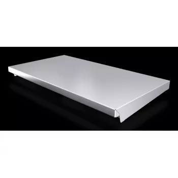 Rittal AX 2476.010 tejadillo contra la lluvia, 600 x 350 mm, chapa de acero, RAL 7035