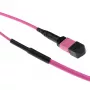 ACT 25 metros cable troncal de fibra óptica multimodo 50/125 OM4(OM3) polaridad A con conectores hembra MTP/MPO