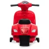 Vehículo eléctrico montable Jamara Vespa Mini Roller – a batería, 4 ruedas, para niños a partir de 1,6 años, luces, colores: negro/rojo