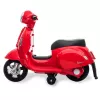 Vehículo eléctrico montable Jamara Vespa Mini Roller – a batería, 4 ruedas, para niños a partir de 1,6 años, luces, colores: negro/rojo