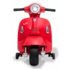 Vehículo eléctrico montable Jamara Vespa Mini Roller – a batería, 4 ruedas, para niños a partir de 1,6 años, luces, colores: negro/rojo