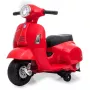 Vehículo eléctrico montable Jamara Vespa Mini Roller – a batería, 4 ruedas, para niños a partir de 1,6 años, luces, colores: negro/rojo
