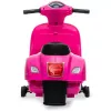 Vehículo eléctrico montable Jamara Vespa Mini Roller, a batería, 4 ruedas, a partir de 1,6 años, luces, negro o rosa