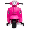 Vehículo eléctrico montable Jamara Vespa Mini Roller, a batería, 4 ruedas, a partir de 1,6 años, luces, negro o rosa