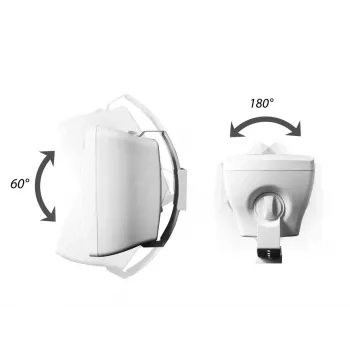 Altavoz de 2 vías Omnitronic 11036925 blanco con cable 40 W