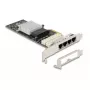 DeLOCK 88610 tarjeta de interfaz PCIe RJ-45 Intel i350 4 Gbit/s