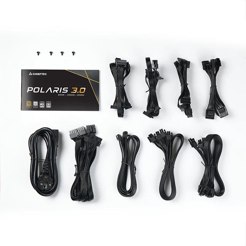 Chieftec Polaris 3.0 1050W fuente de alimentación 20+4 Pin ATX ATX negro