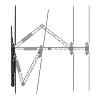 Soporte de pared para TV Hama 00220852 2,29 m (90