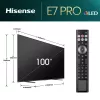 Hisense 100E77NQ PRO 254 cm (100 pulgadas) 4K Ultra HD QLED Smart TV, VIDAA, HDR, 500 cd/m², negro