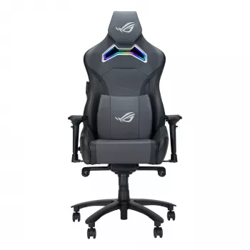 Silla gamer universal ASUS ROG Chariot X asiento acolchado gris