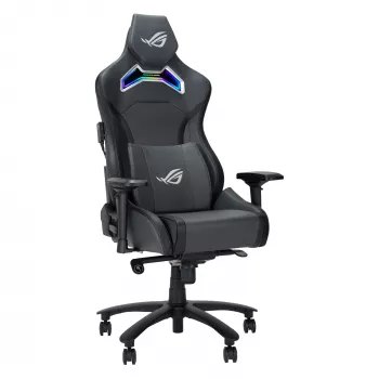 Silla gamer universal ASUS ROG Chariot X asiento acolchado gris