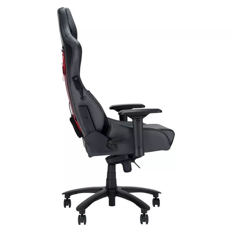 Silla gamer universal ASUS ROG Chariot X asiento acolchado gris