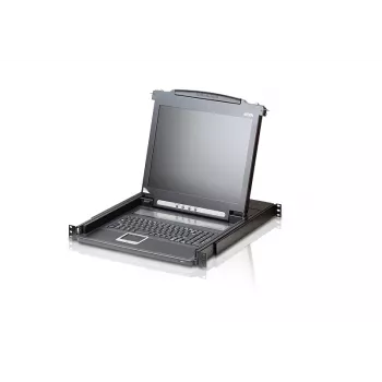ATEN CL1000N Conmutador KVM Montaje en rack Negro