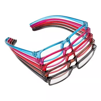 Gafas para ordenador WEDO 271 13099 Unisex rectangulares clásicas, uso para lectura/luz azul