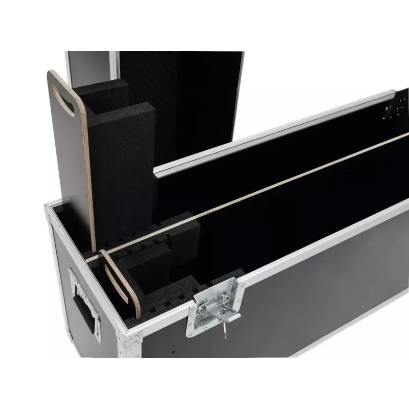 Flightcase Roadinger 31998012 contrachapado negro plateado 41,6 kg