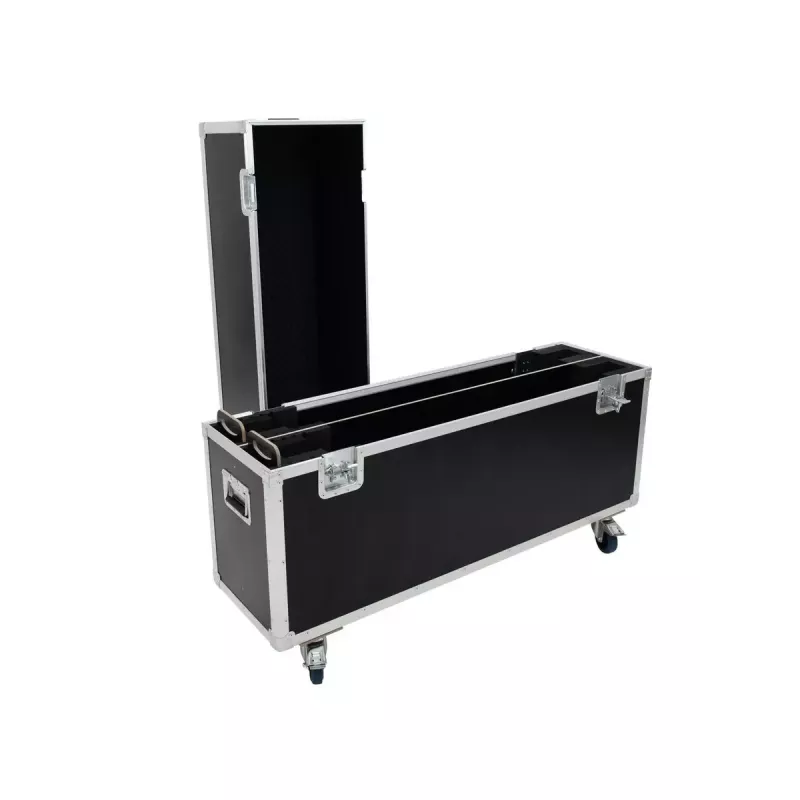 Flightcase Roadinger 31998012 contrachapado negro plateado 41,6 kg