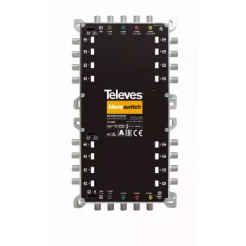 Multiswitch de satélite Televes 714405 5 entradas 16 salidas
