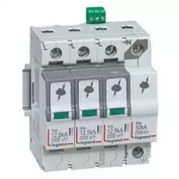 Legrand 412277 SPD protección contra sobretensiones T1+T2 3P+N 12,5kA