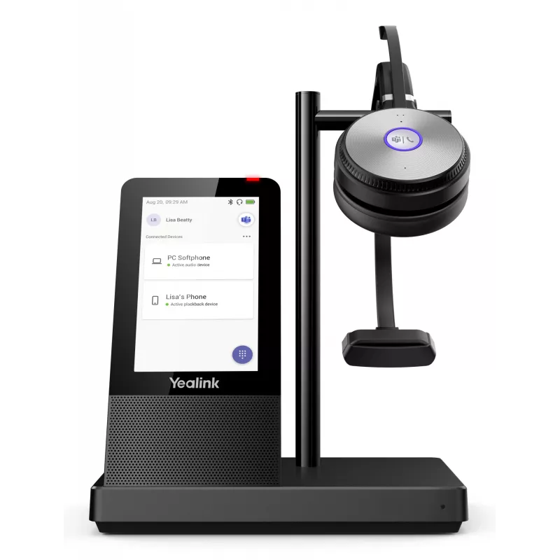 Sistema de audioconferencia personal Yealink WH66 DECT auricular inalámbrico MONO TEAMS