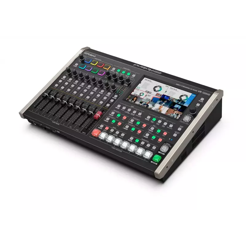 Mezclador de audio Roland VR-120HD 42 canales 24 bits 48 kHz negro