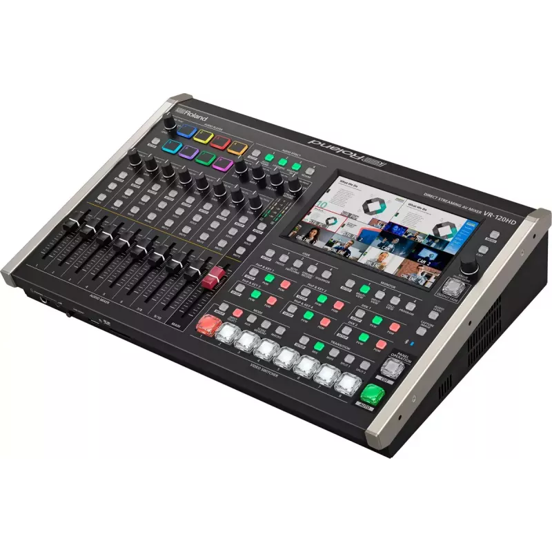 Mezclador de audio Roland VR-120HD 42 canales 24 bits 48 kHz negro
