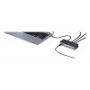 eSTUFF GLB232006 base de acoplamiento USB-C triple