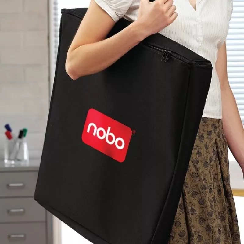 Nobo Barracuda caballete de flipchart de sobremesa, acero, azul, blanco, China, 6,93 kg, 750 mm, 655 mm