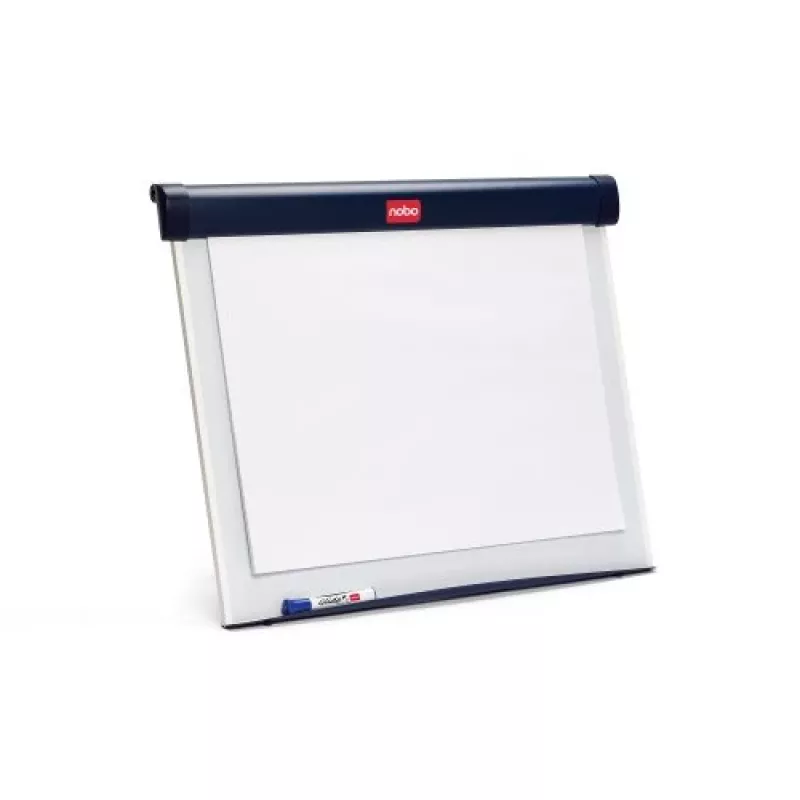 Nobo Barracuda caballete de flipchart de sobremesa, acero, azul, blanco, China, 6,93 kg, 750 mm, 655 mm
