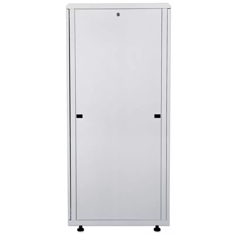 Armario de red Intellinet de 19 inch – independiente, 32HE, 800x800mm (ancho x fondo), gris, Flatpack, máx. 1500kg, cierre multipunto de puerta, una cerradura por panel lateral, profundidad útil de 123 a 573mm, IP20, rack, acero
