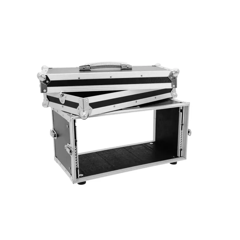 Flightcase Roadinger 30107193 contrachapado negro plata 6,1 kg