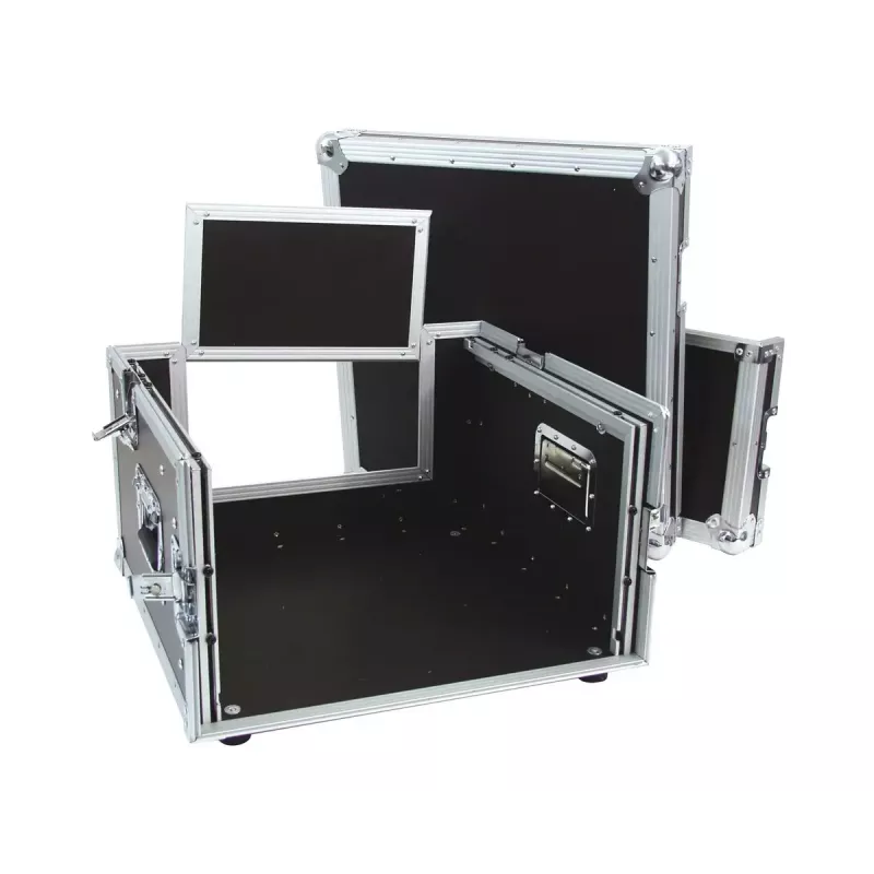 Flightcase Roadinger 30110003 contrachapado negro plata 11 kg
