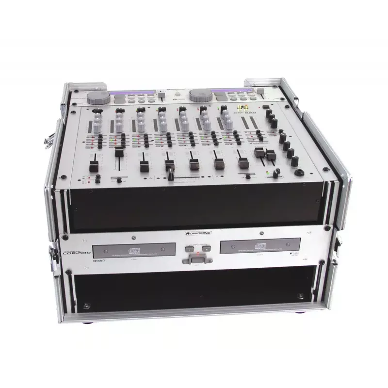 Flightcase Roadinger 30110003 contrachapado negro plata 11 kg