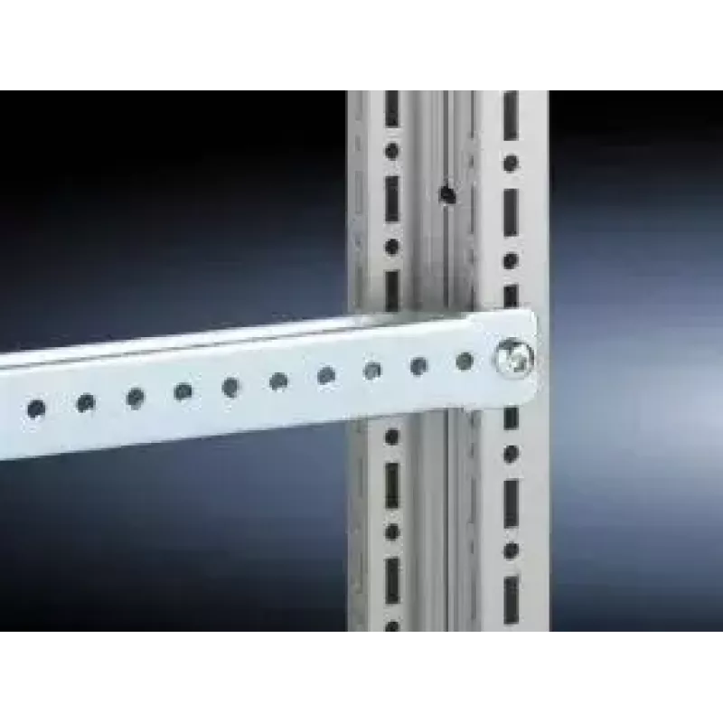 Carril de montaje Rittal 4596.000, acero, plata, profundidad 490 mm, 20 unidades