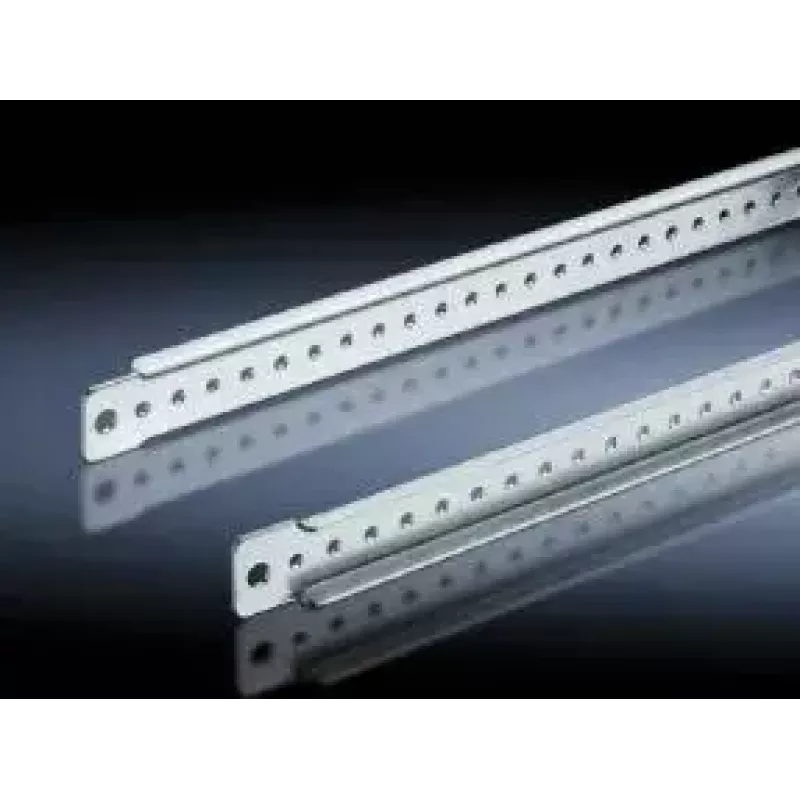 Carril de montaje Rittal 4596.000, acero, plata, profundidad 490 mm, 20 unidades
