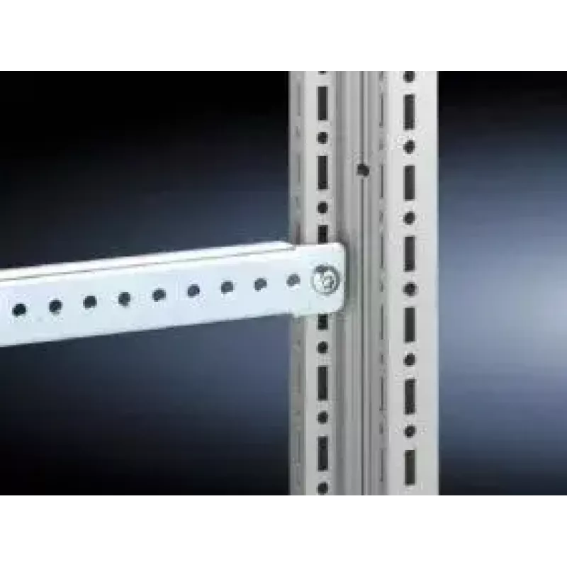 Carril de montaje Rittal 4697.000, plata, compatible con TS/SE/CM/TP, profundidad 740 mm, paquete de 20 unidades