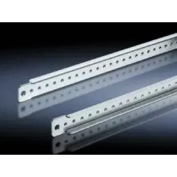 Carril de montaje Rittal 4697.000, plata, compatible con TS/SE/CM/TP, profundidad 740 mm, paquete de 20 unidades