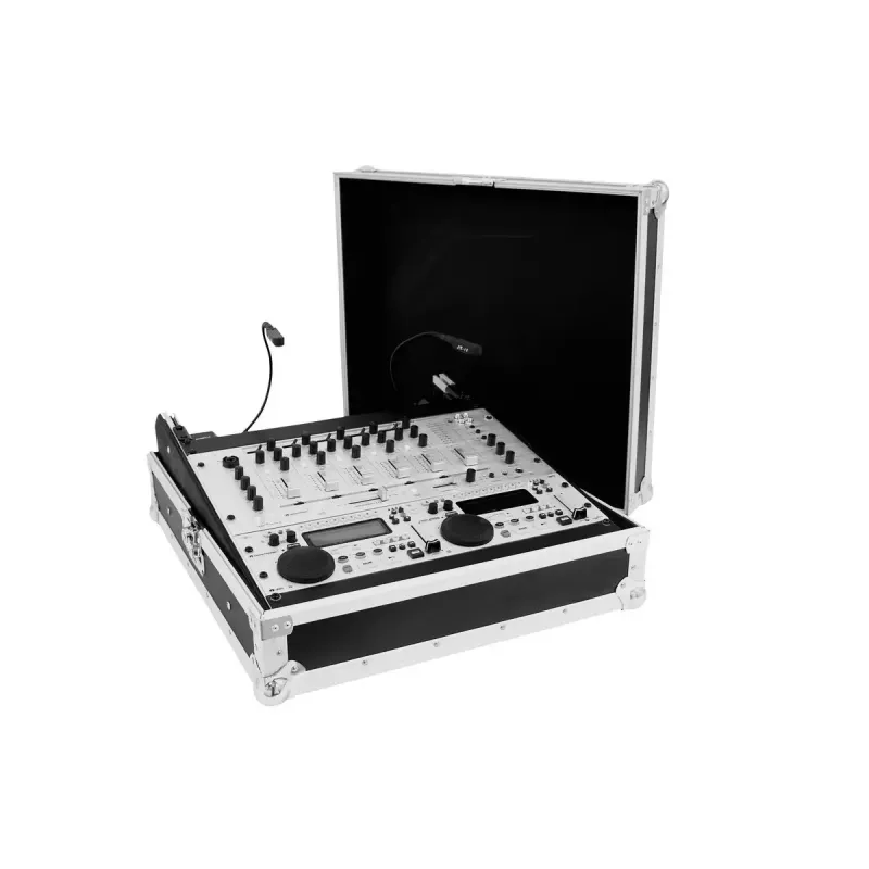 Flightcase Roadinger 30111561 contrachapado negro plata 9,2 kg