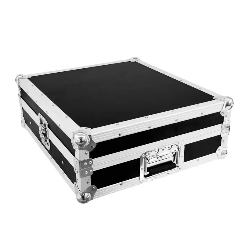 Flightcase Roadinger 30111561 contrachapado negro plata 9,2 kg