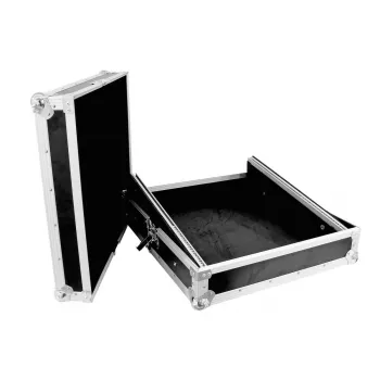 Flightcase Roadinger 30111561 contrachapado negro plata 9,2 kg