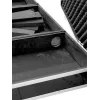 Flightcase Roadinger 30125346 controlador DJ contrachapado negro plata