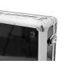 Flightcase Roadinger 30125346 controlador DJ contrachapado negro plata
