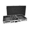 Hardcase Roadinger 30125342 para controlador DJ contrachapado negro plata