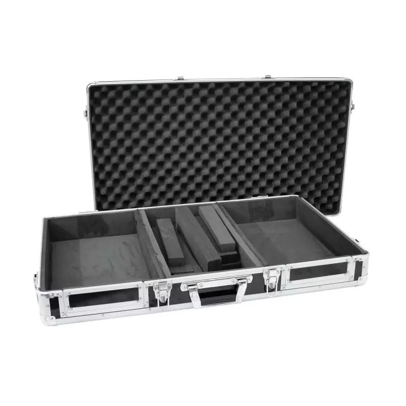 Hardcase Roadinger 30125342 para controlador DJ contrachapado negro plata