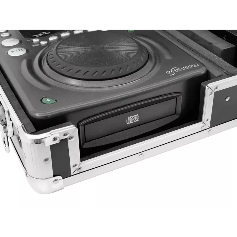 Hardcase Roadinger 30125342 para controlador DJ contrachapado negro plata